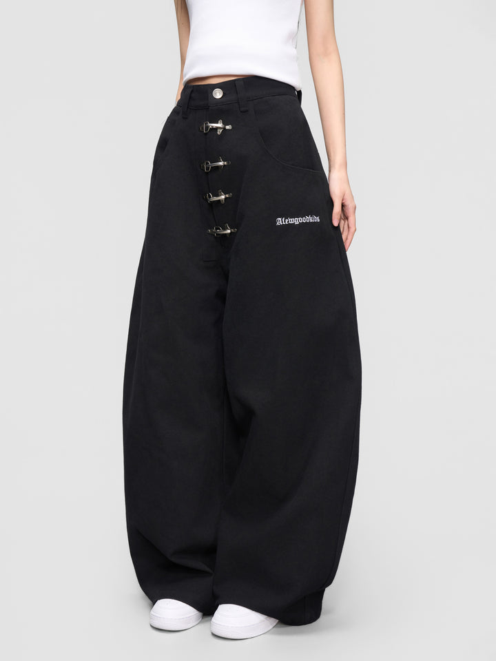 DONCARE(AFGK) "Canvas clasp trousers"