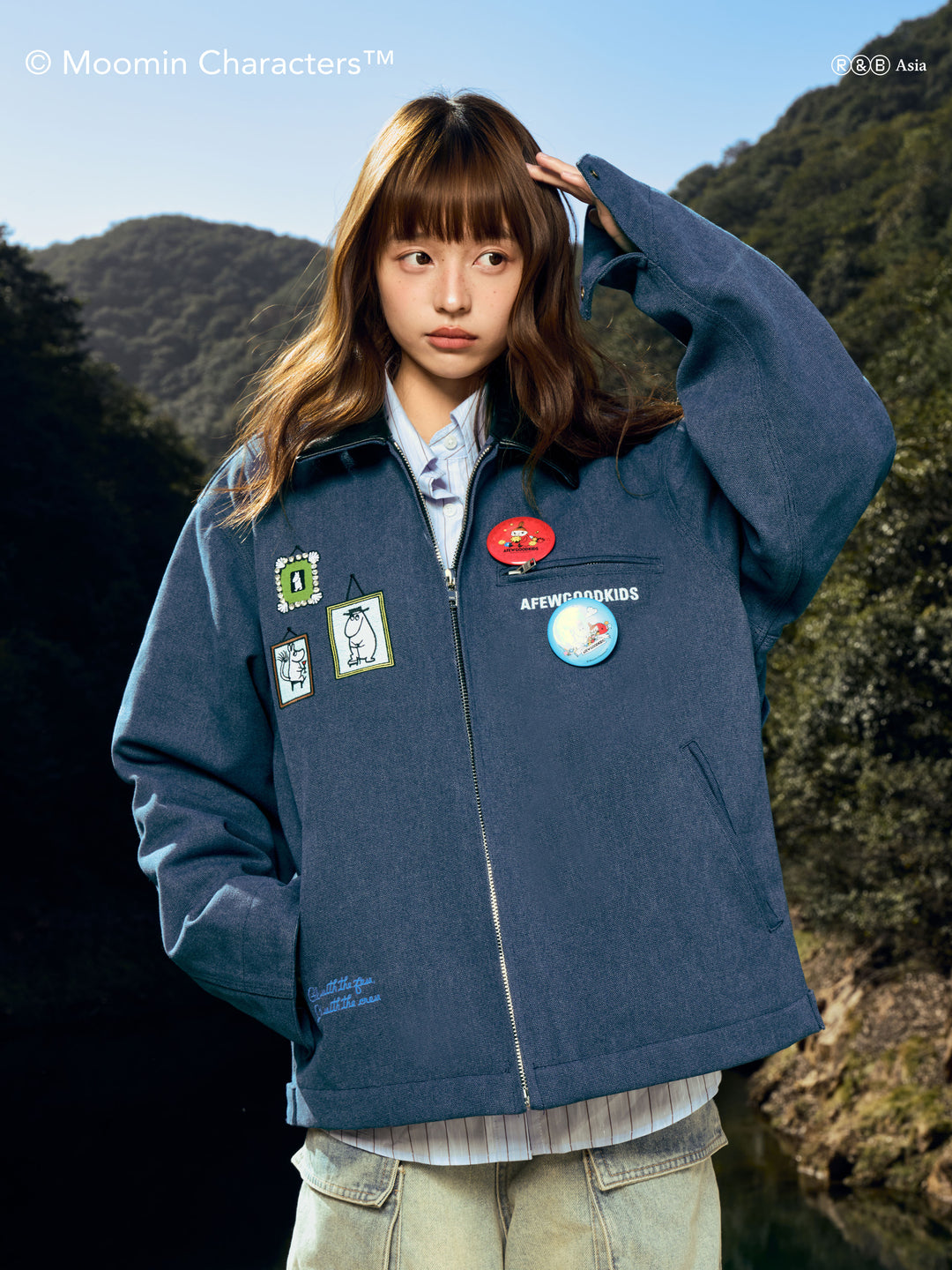 AFGK × MOOMIN “Illustrated Badge”