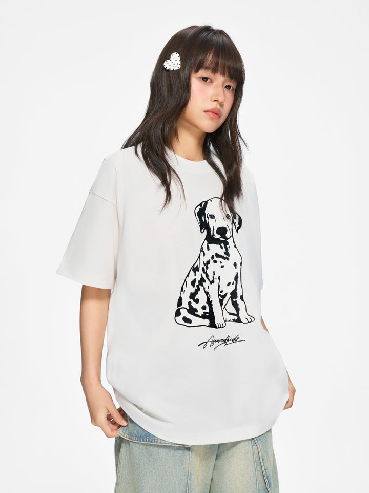 (AFGK) "Dalmatian Graphic Tee"