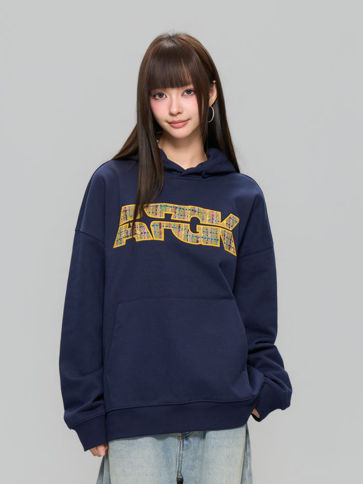DONCARE(AFGK) "Ethnic Style logo hoodie"