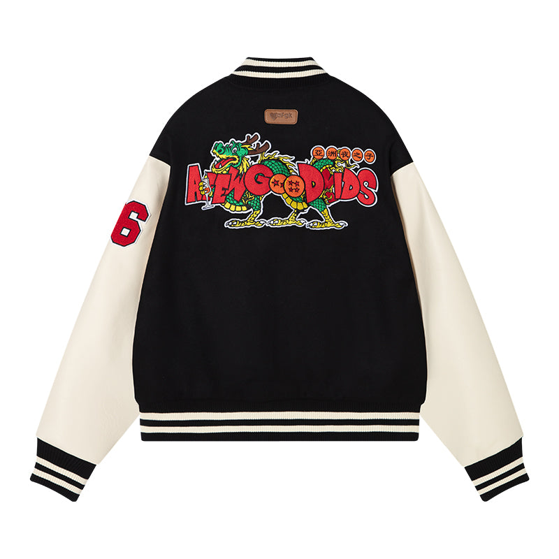 DONCARE(AFGK) "Dragon ball varsity jacket"