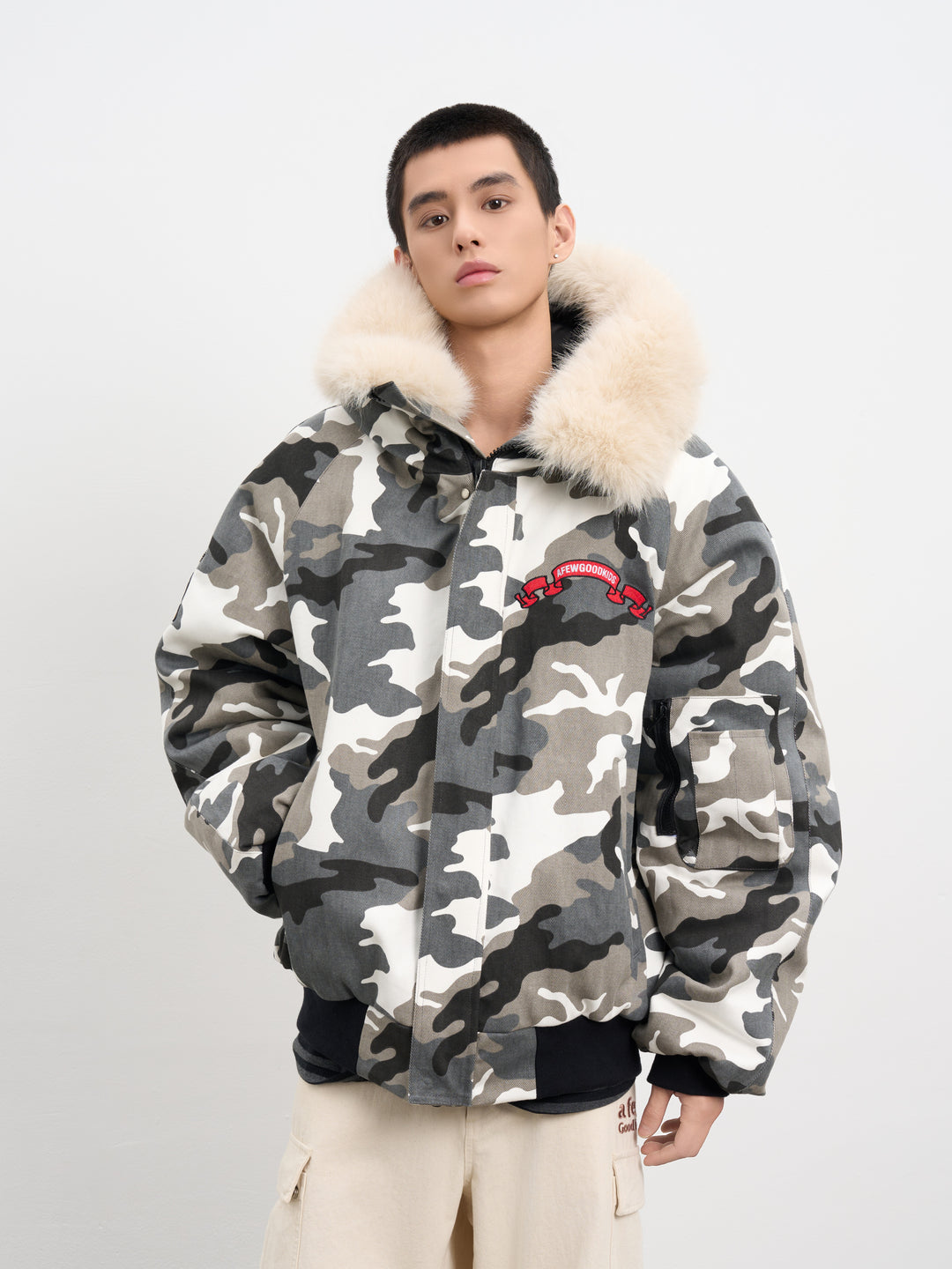 DONCARE(AFGK) "Camo N2B bomber jacket"