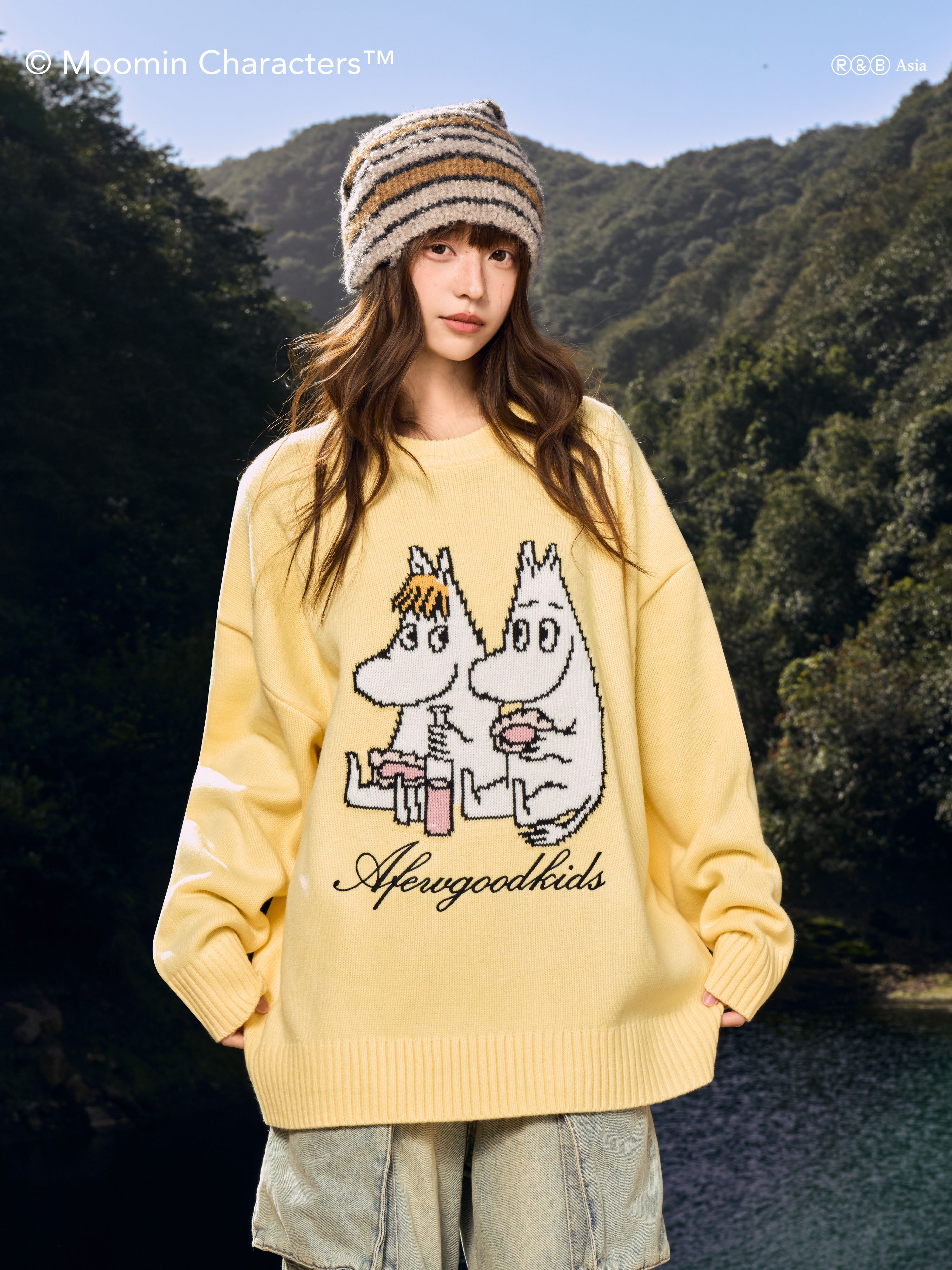 AFGK X MOOMIN “Logo knit sweater” – A Few Good Kids(AFGK) By DONCARE