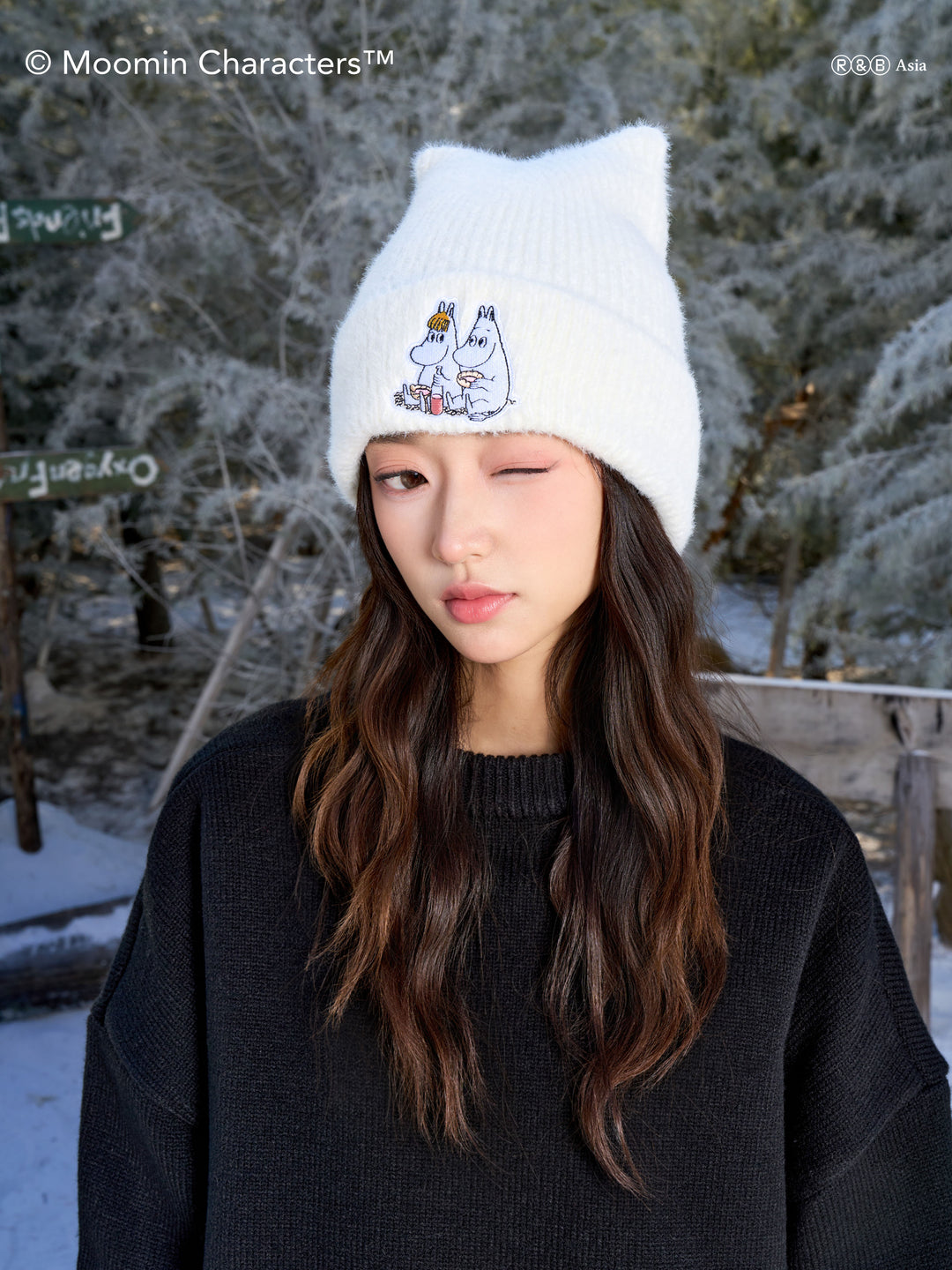 AFGK × MOOMIN “Knitted Beanie”