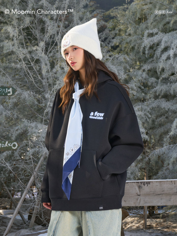AFGK X MOOMIN “Scarf scuba hoodie"