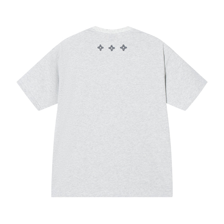 (AFGK) "Contrast Stitching logo T-shirt"