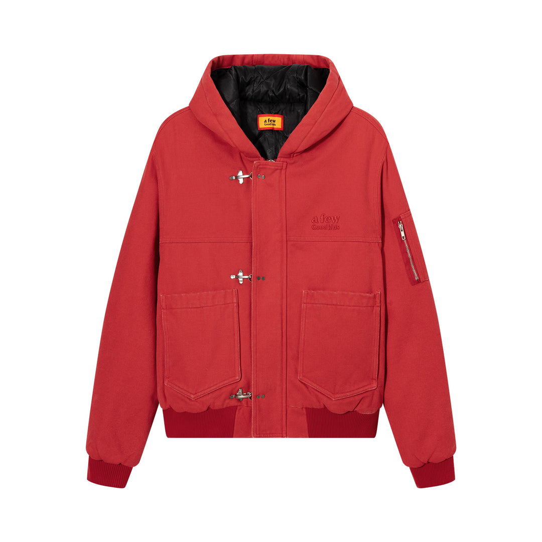 DONCARE(AFGK) "Canvas clasp hooded jacket"