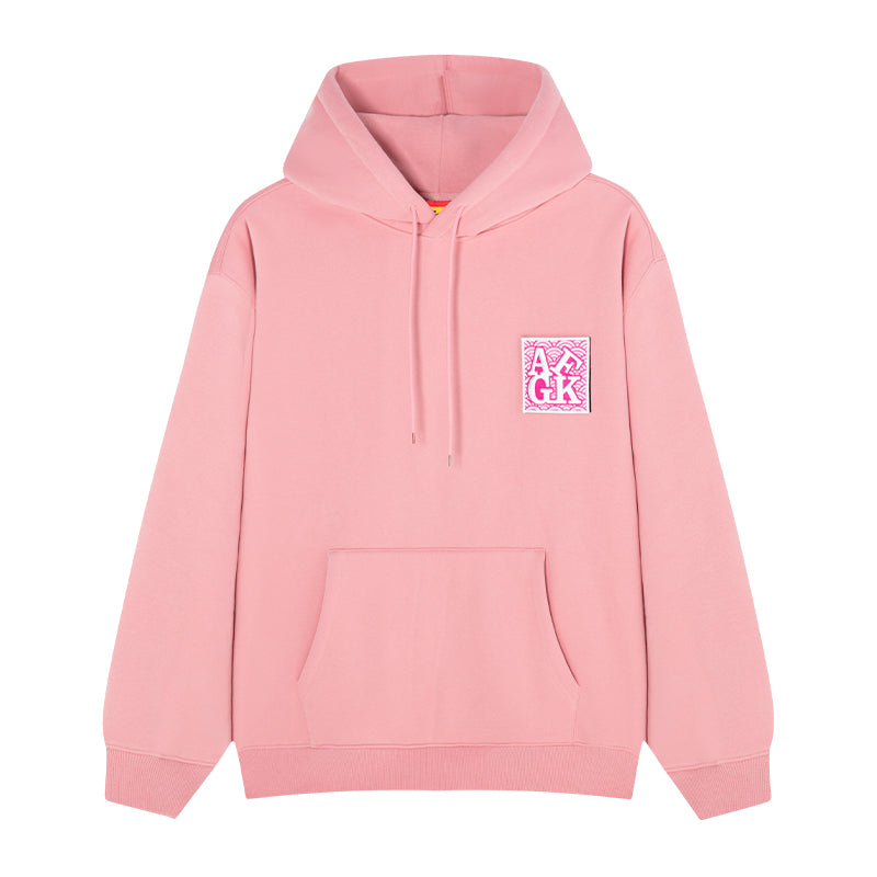 DONCARE(AFGK) “Embroidered patch logo hoodie”