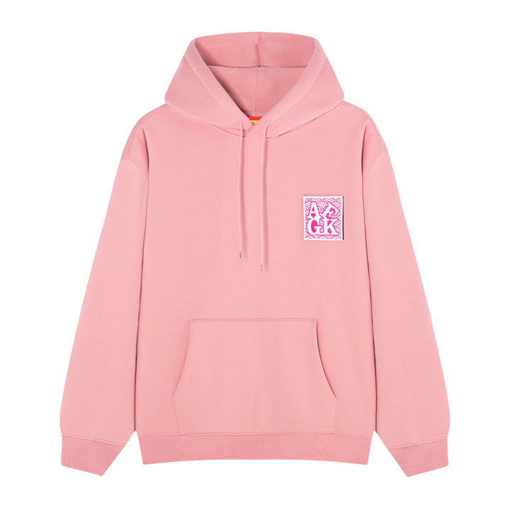 DONCARE(AFGK) “Embroidered patch logo hoodie”