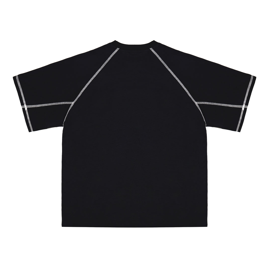 (AFGK) "Contrast Stitch Tech Tee"