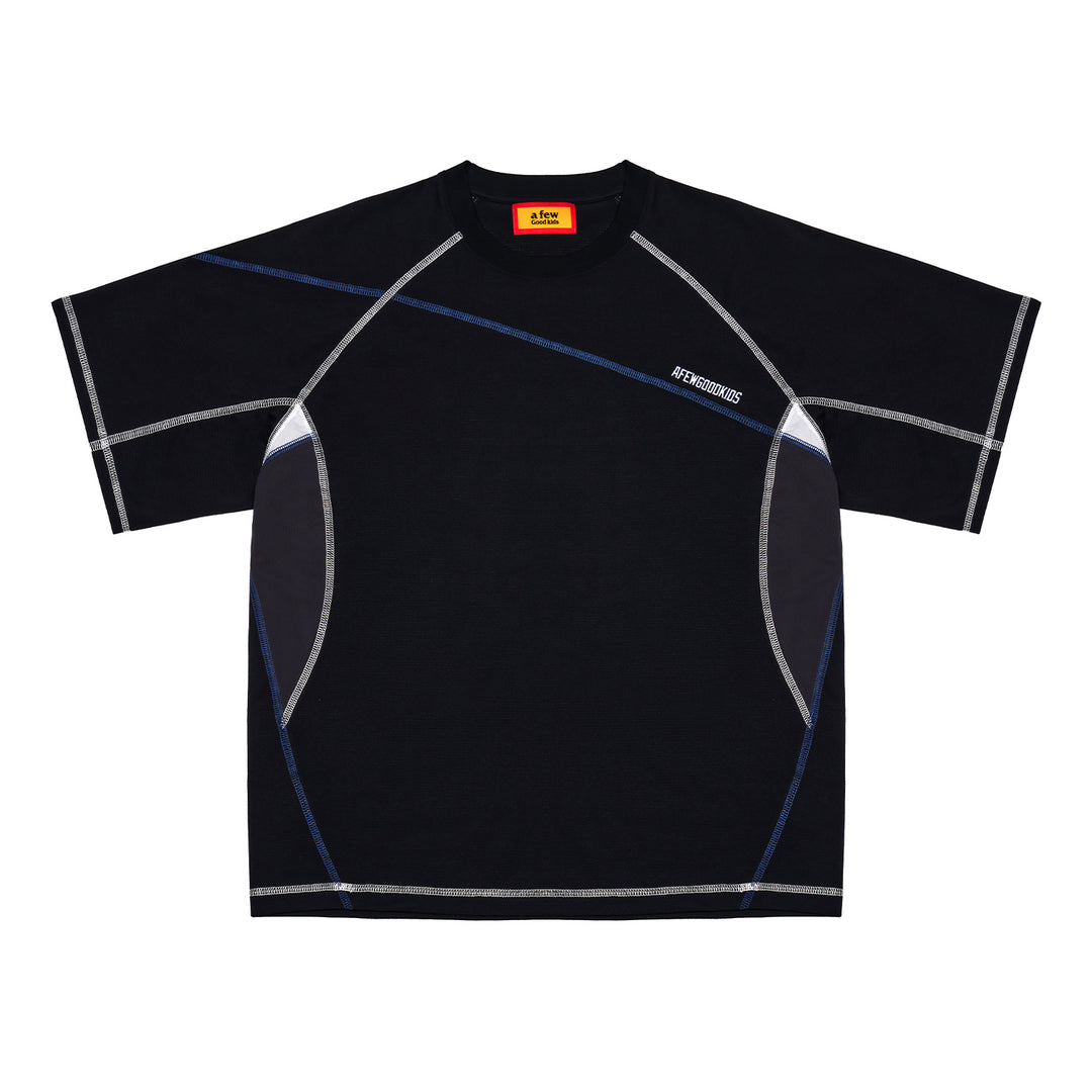 (AFGK) "Contrast Stitch Tech Tee"