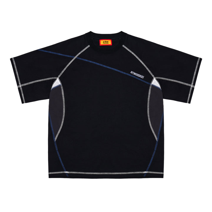 (AFGK) "Contrast Stitch Tech Tee"