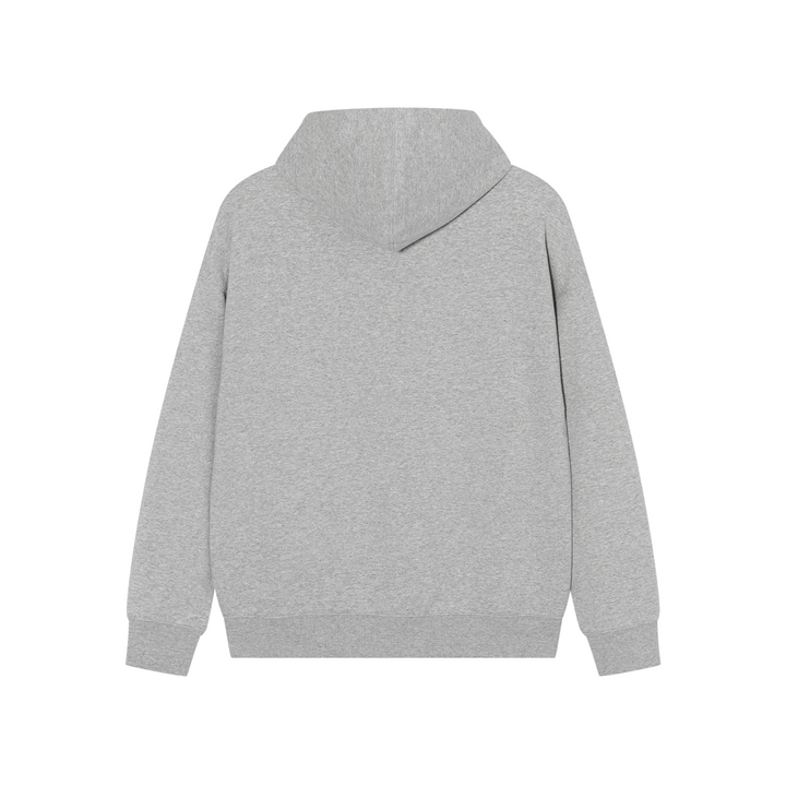 Crystal studs zip hoodie
