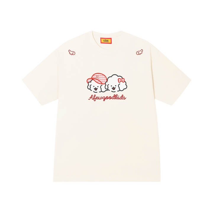 AFGK x Tombonia "Floral puppy logo tee"