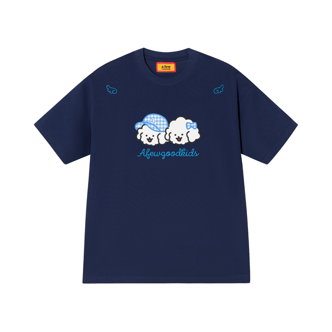 AFGK x Tombonia "Floral puppy logo tee"