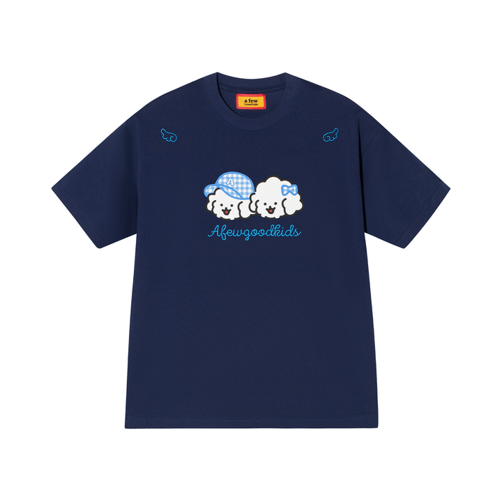 AFGK x Tombonia "Floral puppy logo tee"