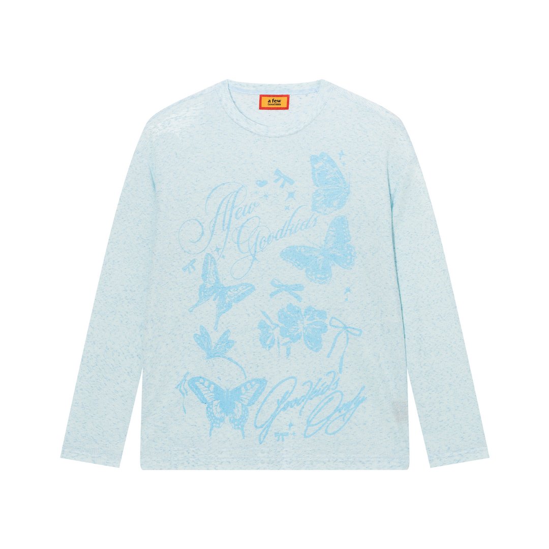 DONCARE(AFGK) "Butterfly logo sweatshirt"