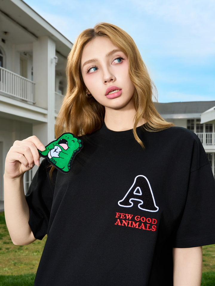 DONCARE(AFGK) “Animal patches tee”