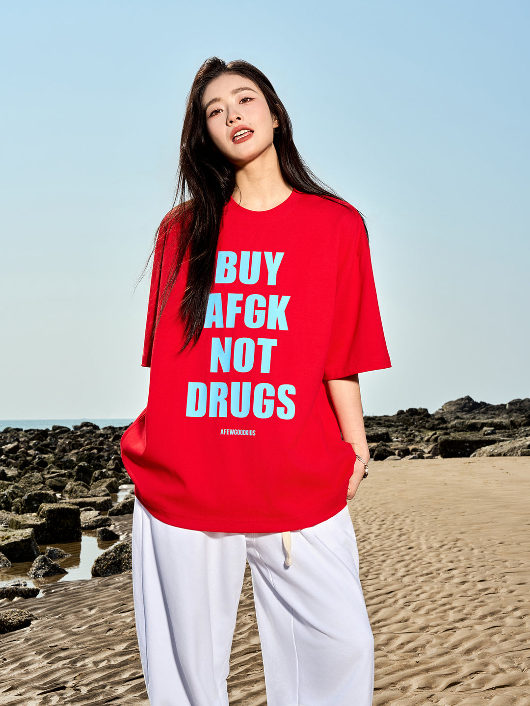 DONCARE(AFGK) “BAND slogan tee”