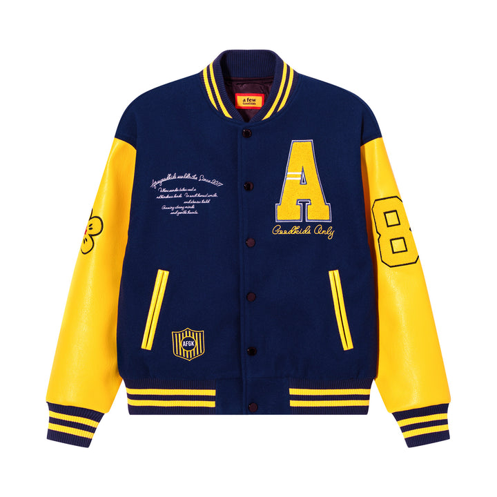 DONCARE(AFGK) "Logo badge varsity jacket"