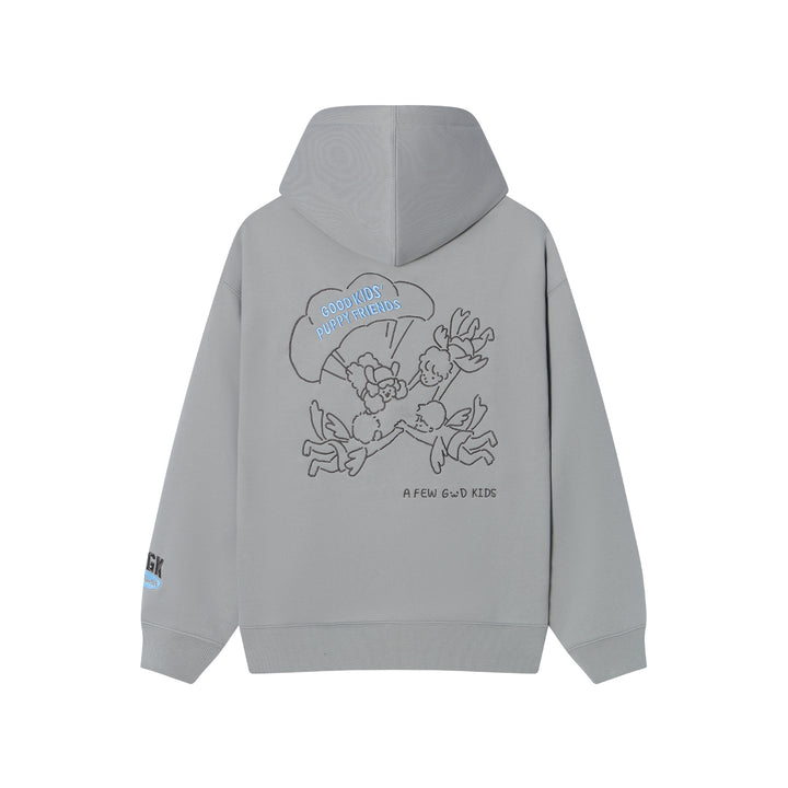 AFGK X TOMBONIA "Parachute puppy logo hoodie"