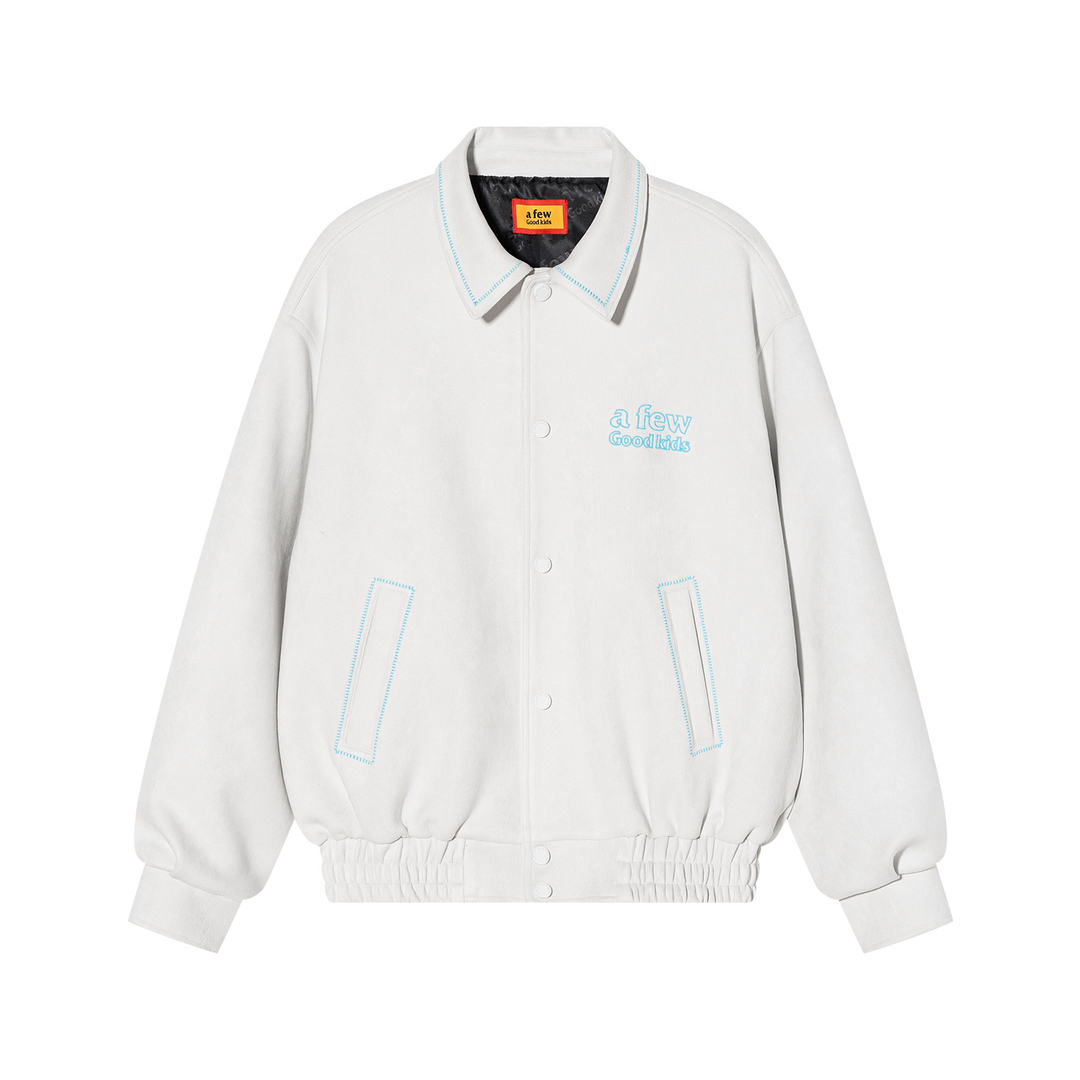 DONCARE(AFGK) "Ethnic Style logo suede jacket"