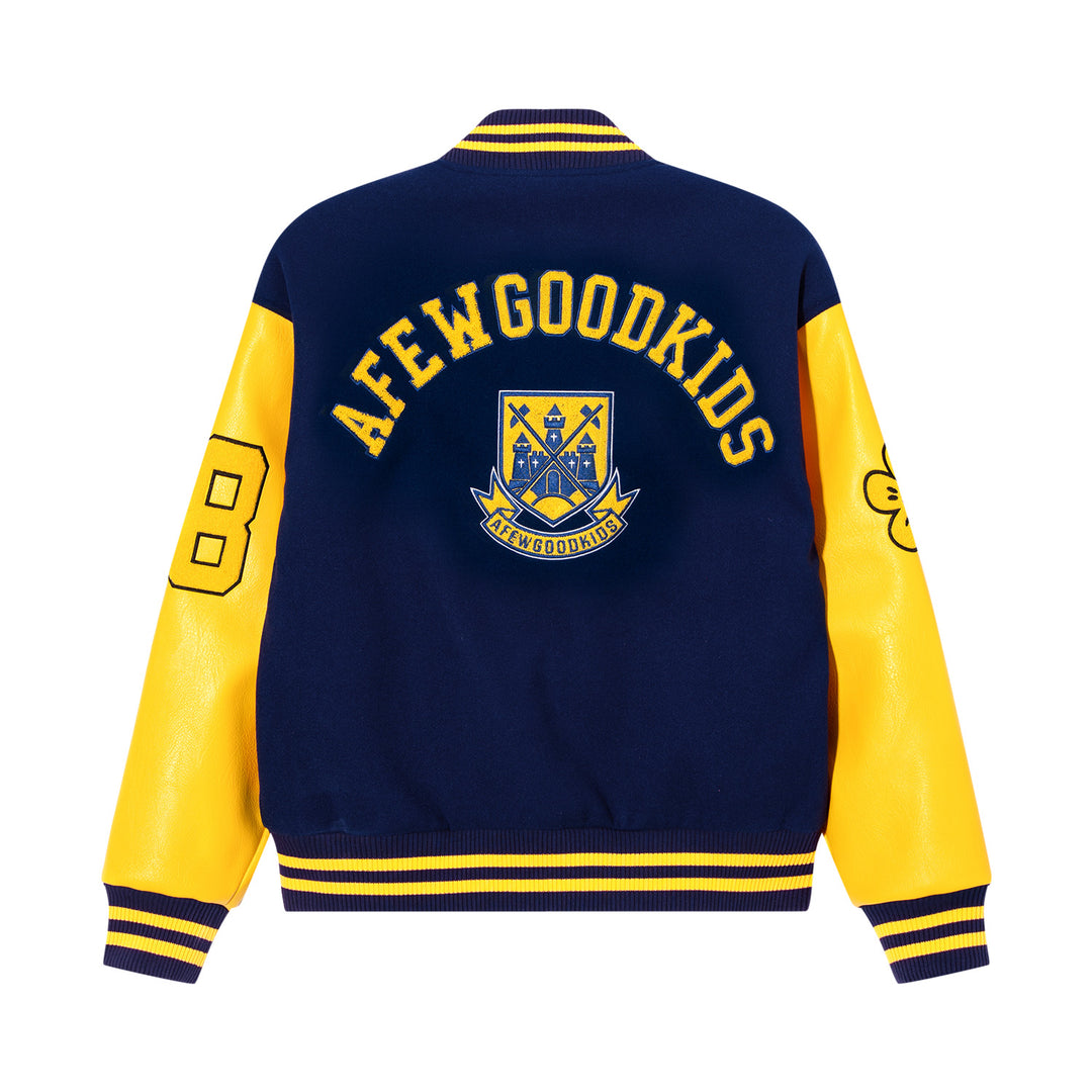 DONCARE(AFGK) "Logo badge varsity jacket"