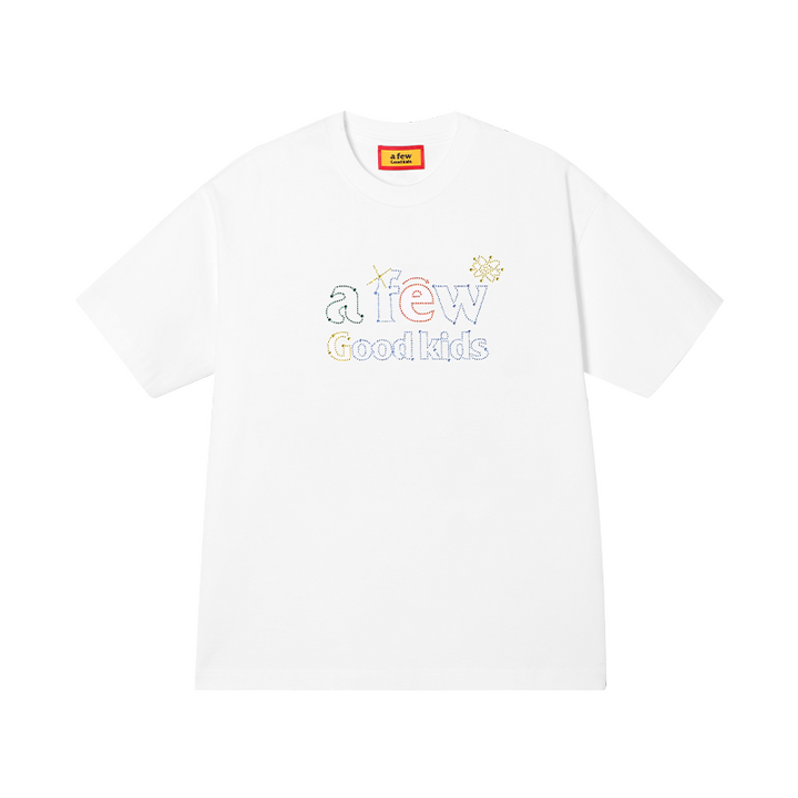 DONCARE(AFGK) “Rhinestone star logo tee”