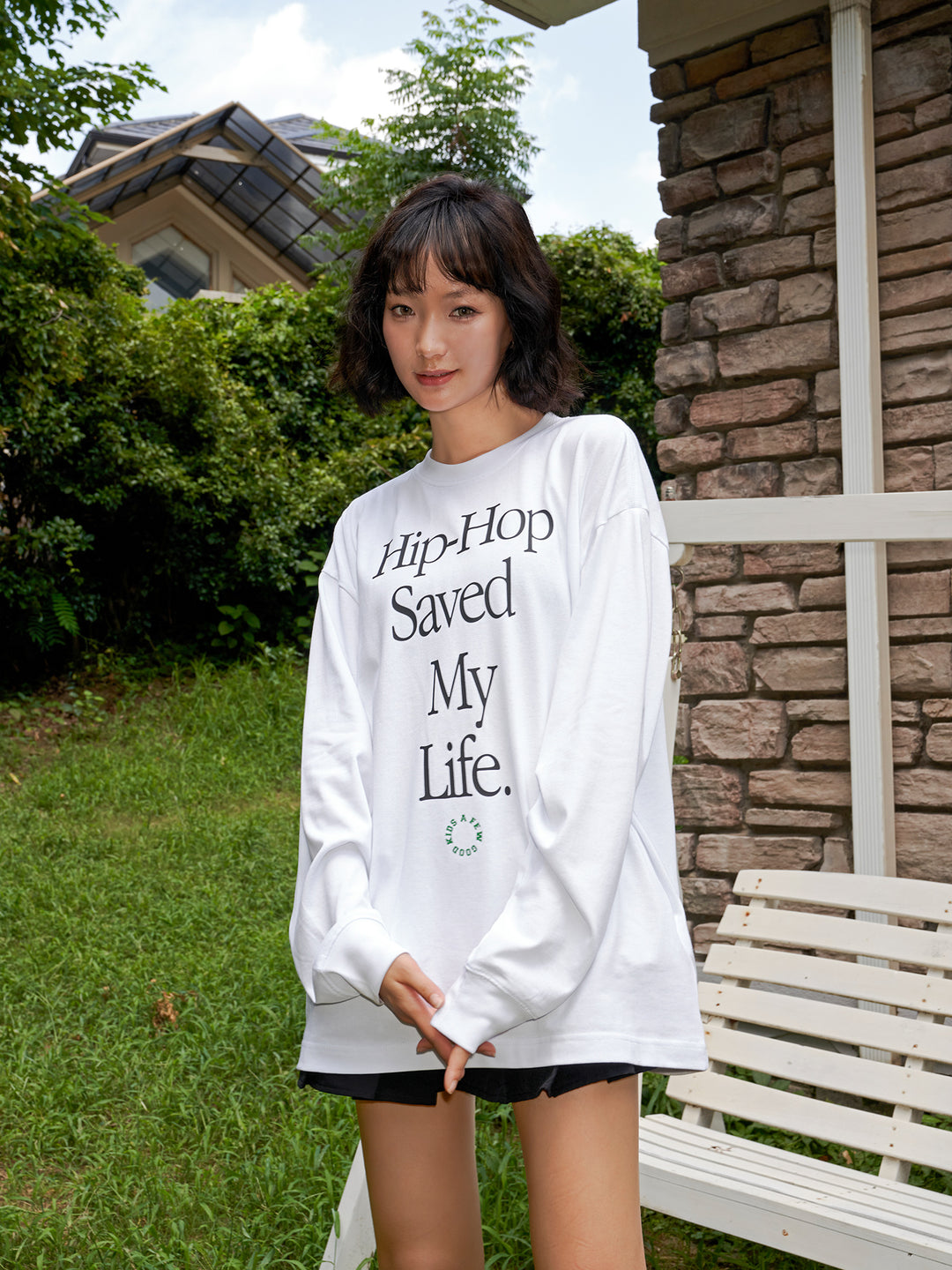 DONCARE(AFGK) "My life long sleeve shirt"