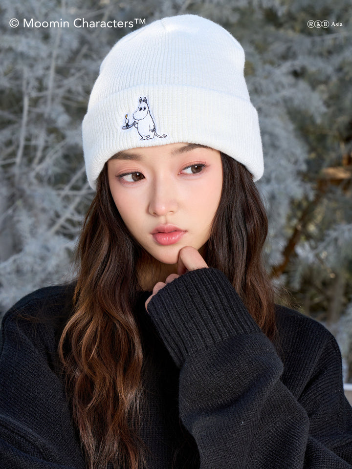 AFGK × MOOMIN “Basic embroidered Beanie”
