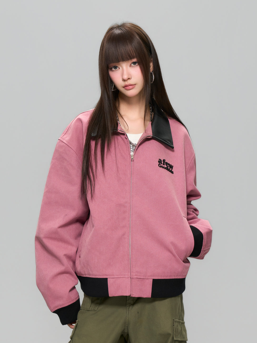 DOCNARE(AFGK) "Leather detroit jacket"