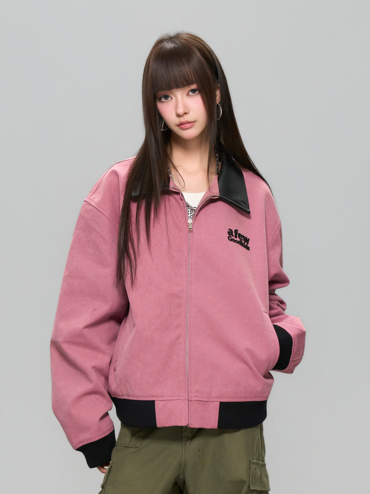 DOCNARE(AFGK) "Leather detroit jacket"