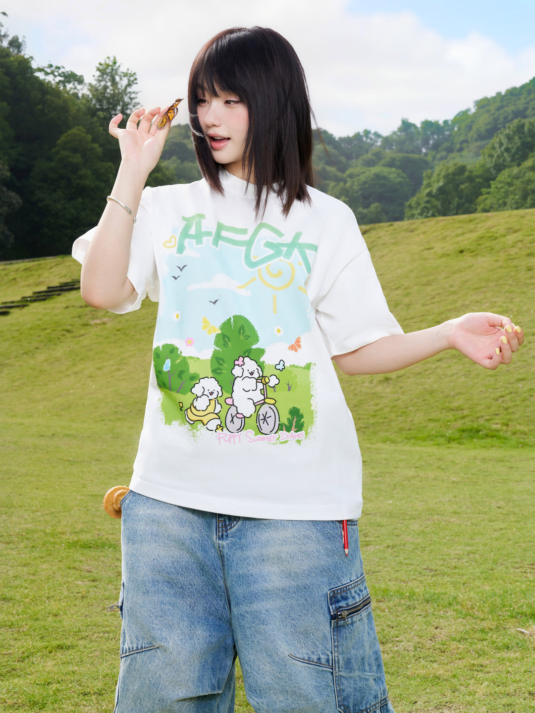 AFGK x Tombonia "Painting logo tee"