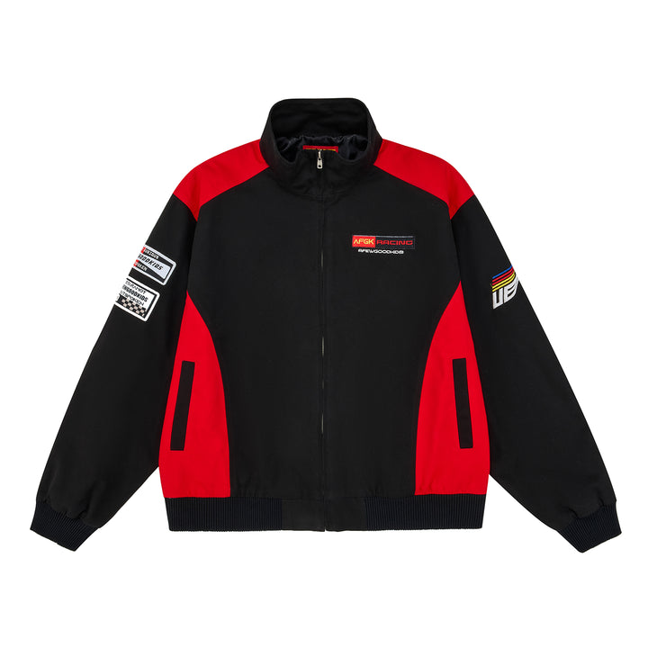 (AFGK) "Racing Moto Bomber Jacket"