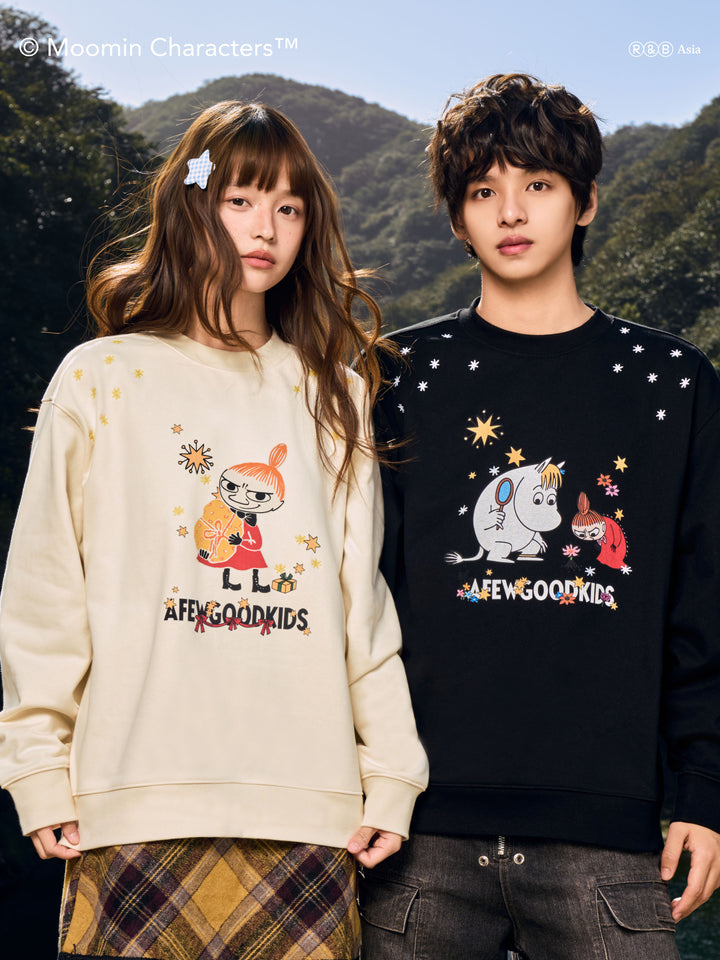 AFGK X MOOMIN "Logo crewneck sweatshirt"