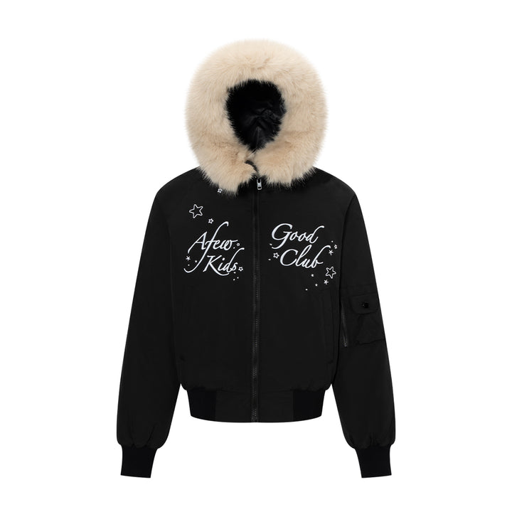 AFGK X MOOMIN "Fur-trimmed padded parka jacket“
