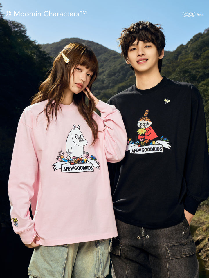 AFGK X MOOMIN "Logo long sleeve shirt"