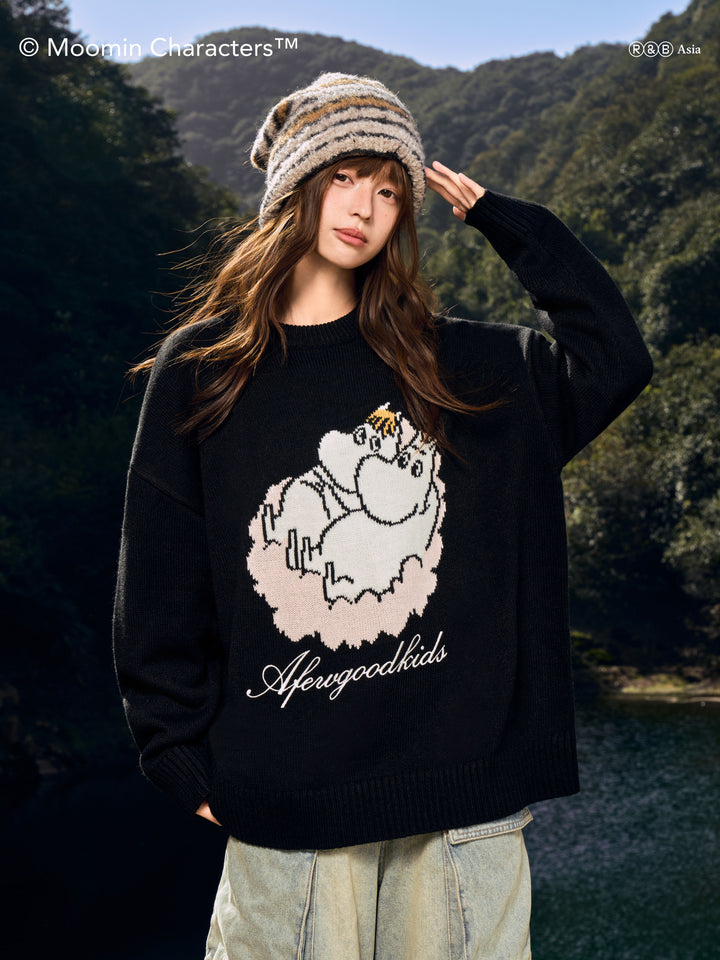 AFGK X MOOMIN “Logo knit sweater”