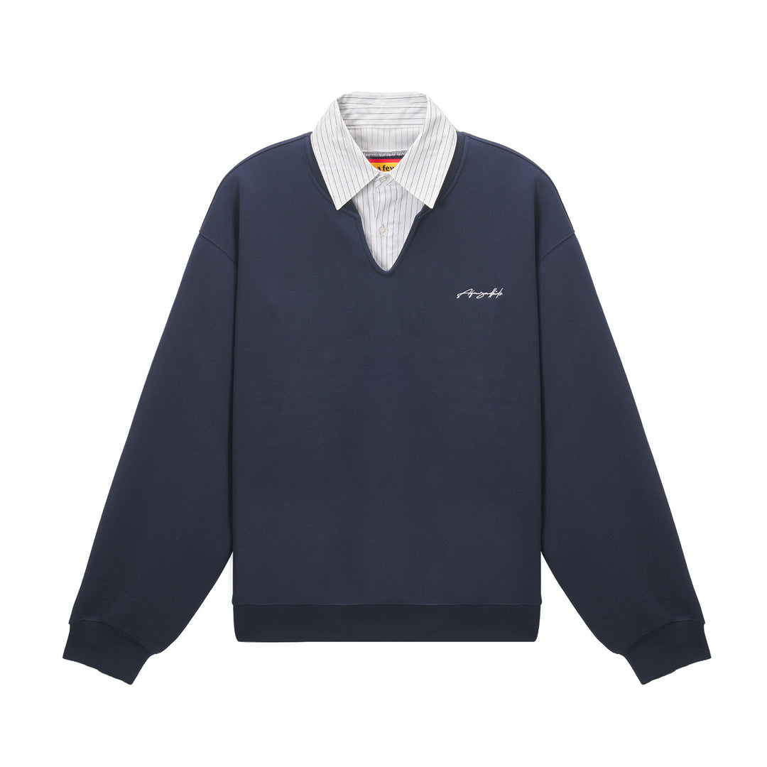 (AFGK) "Layered Collar Sweatshirt"