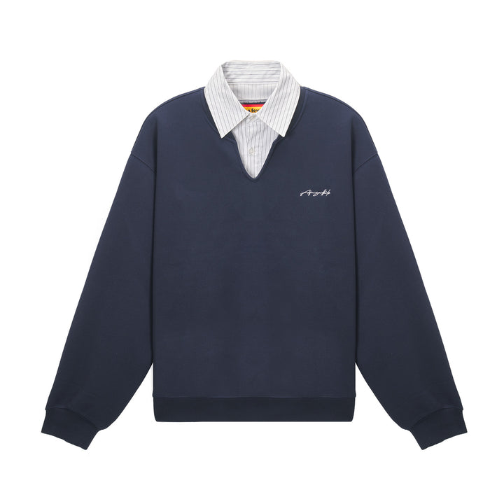 (AFGK) "Layered Collar Sweatshirt"