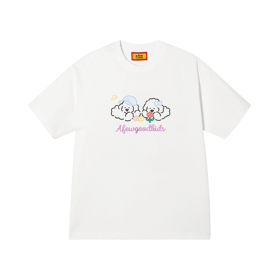 AFGK x Tombonia "Floral puppy logo tee"
