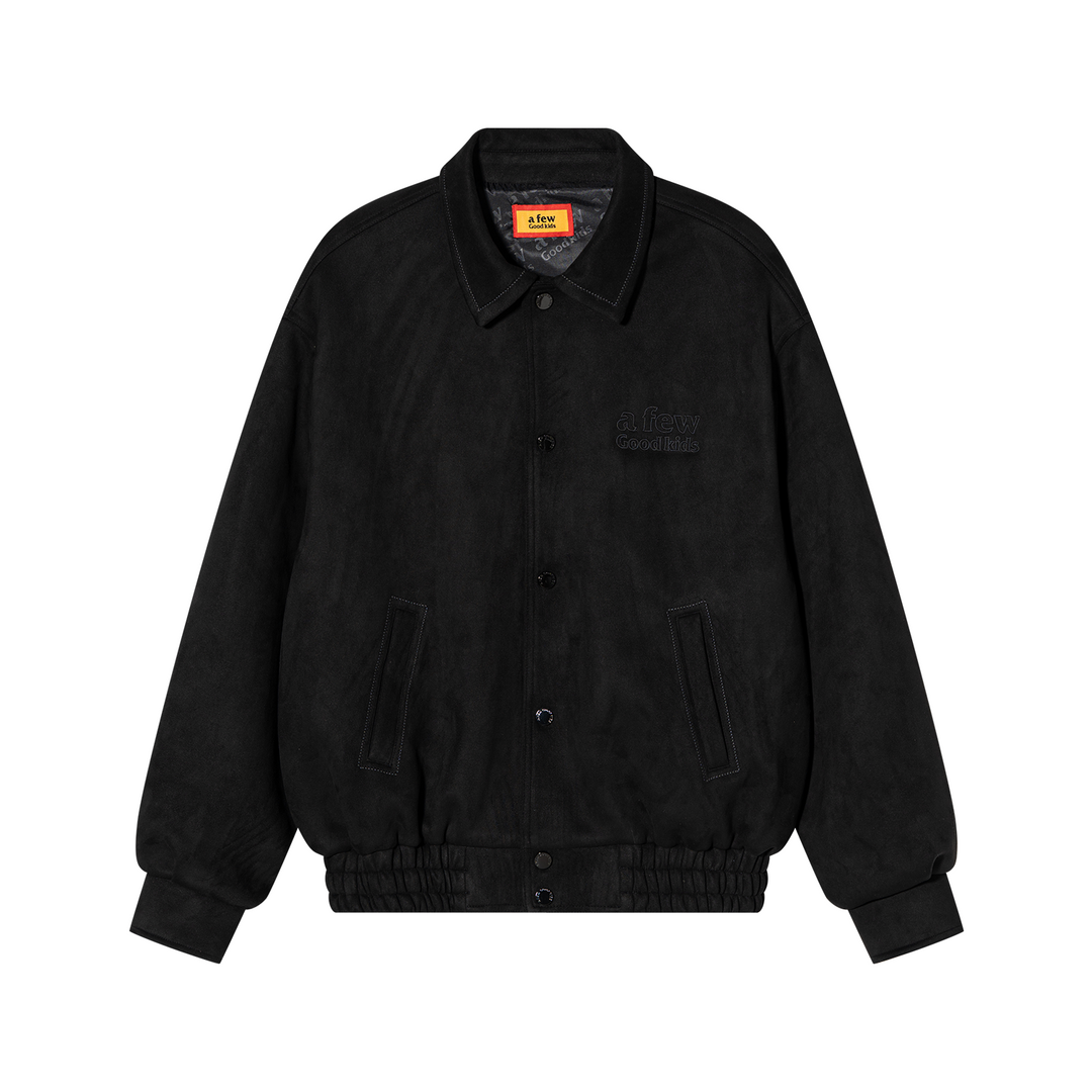 DONCARE(AFGK) "Ethnic Style logo suede jacket"