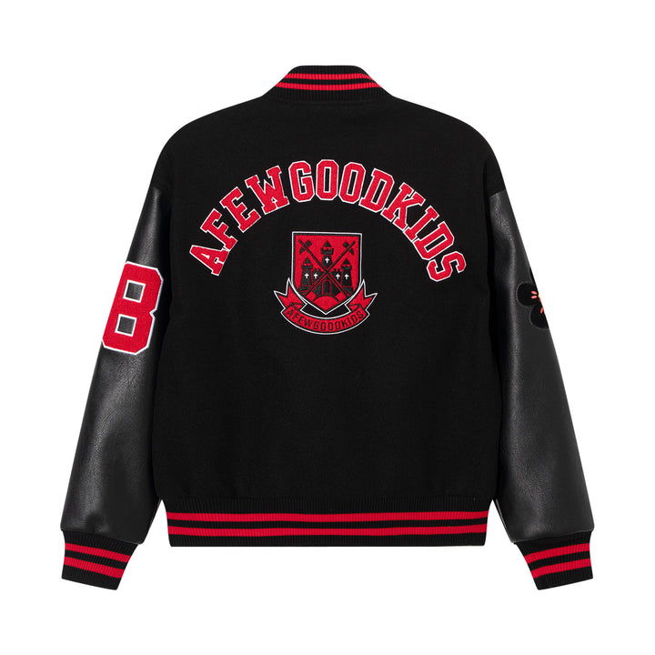 DONCARE(AFGK) "Logo badge varsity jacket"