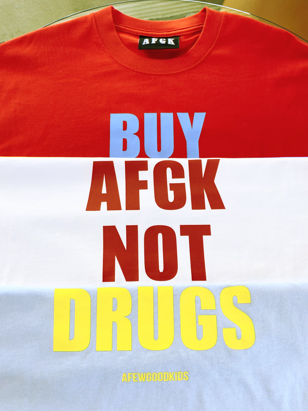 DONCARE(AFGK) “BAND slogan tee”