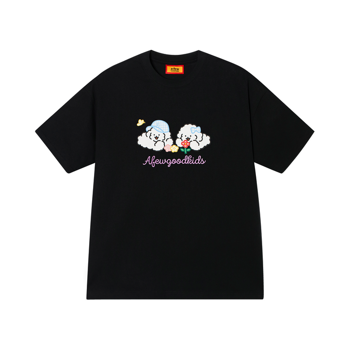 AFGK x Tombonia "Floral puppy logo tee"