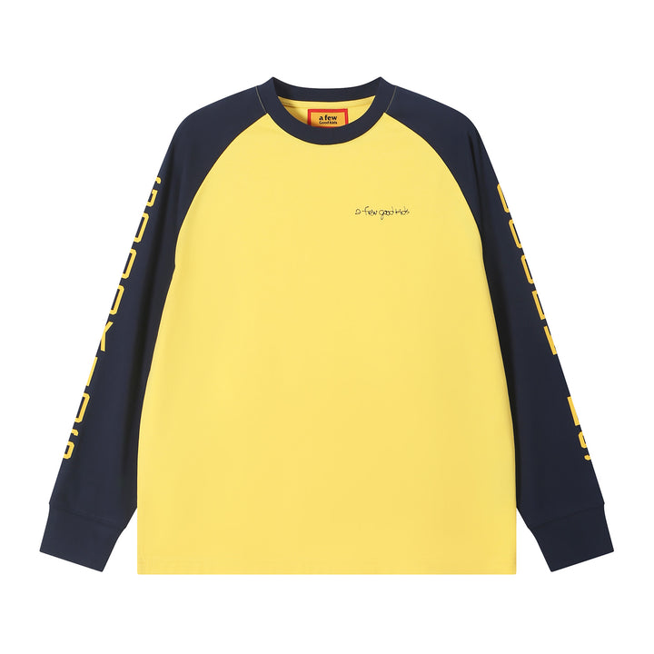 (AFGK) "Contrast Raglan Long Sleeve"