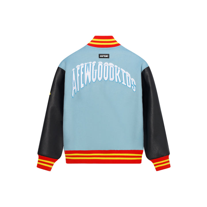 DONCARE(AFGK) "Yeti logo varsity jacket"