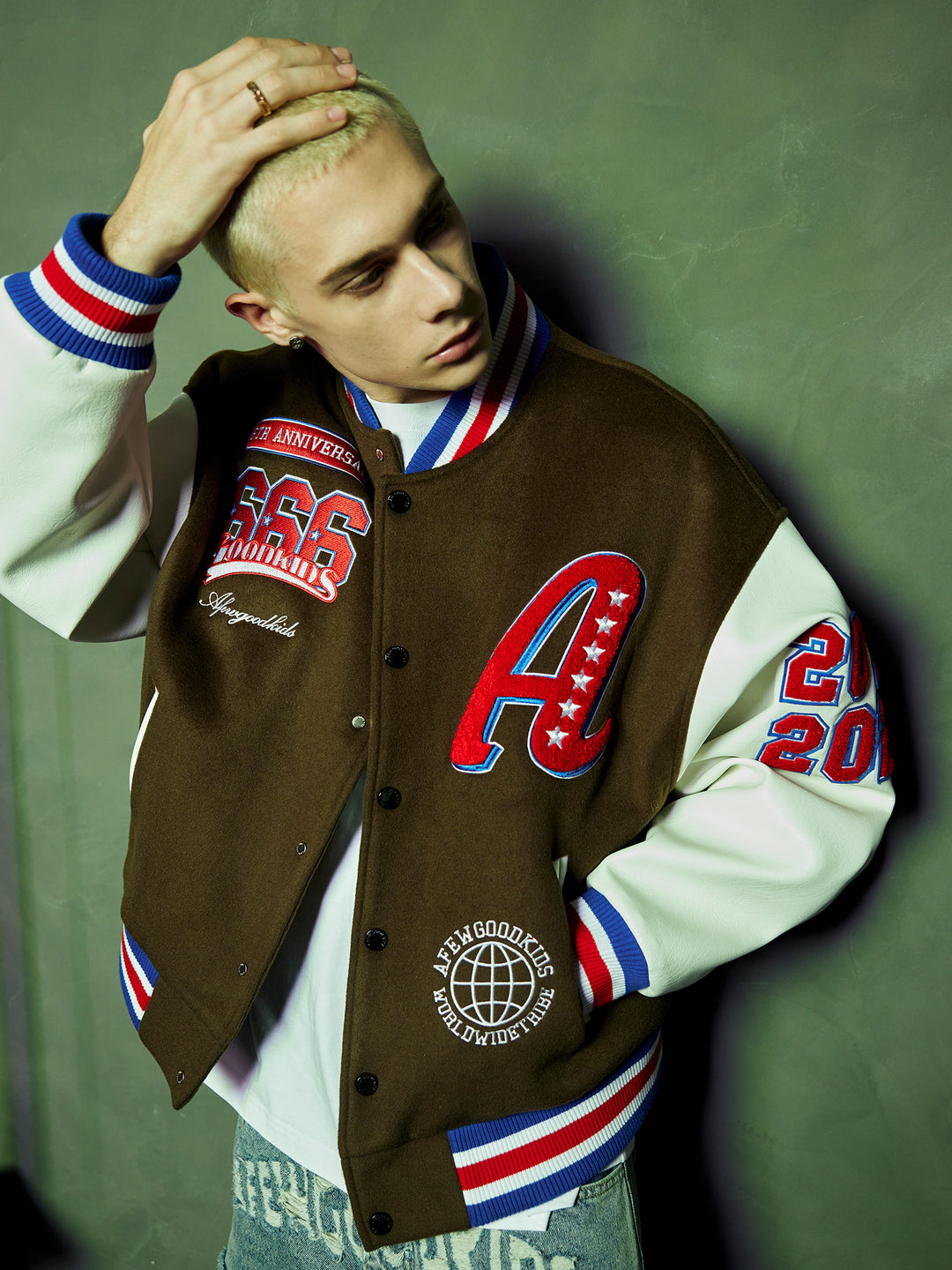 DONCARE(AFGK) “6th Anniversary Edition varsity jacket”