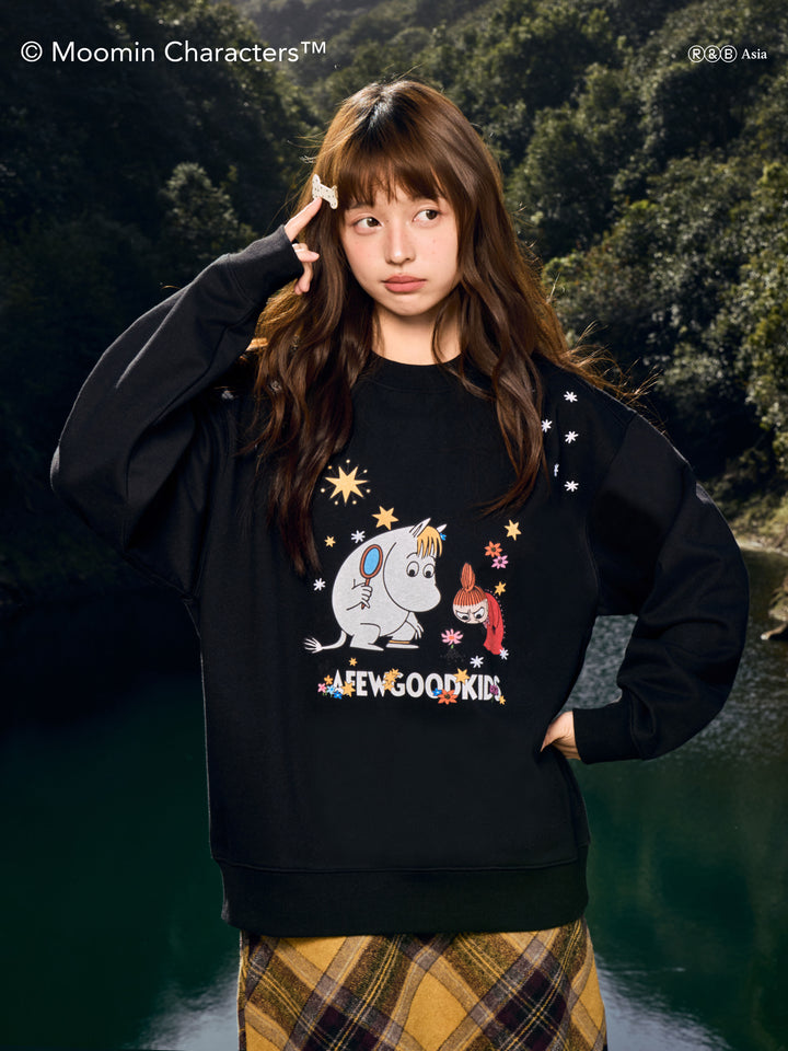 AFGK X MOOMIN "Logo crewneck sweatshirt"