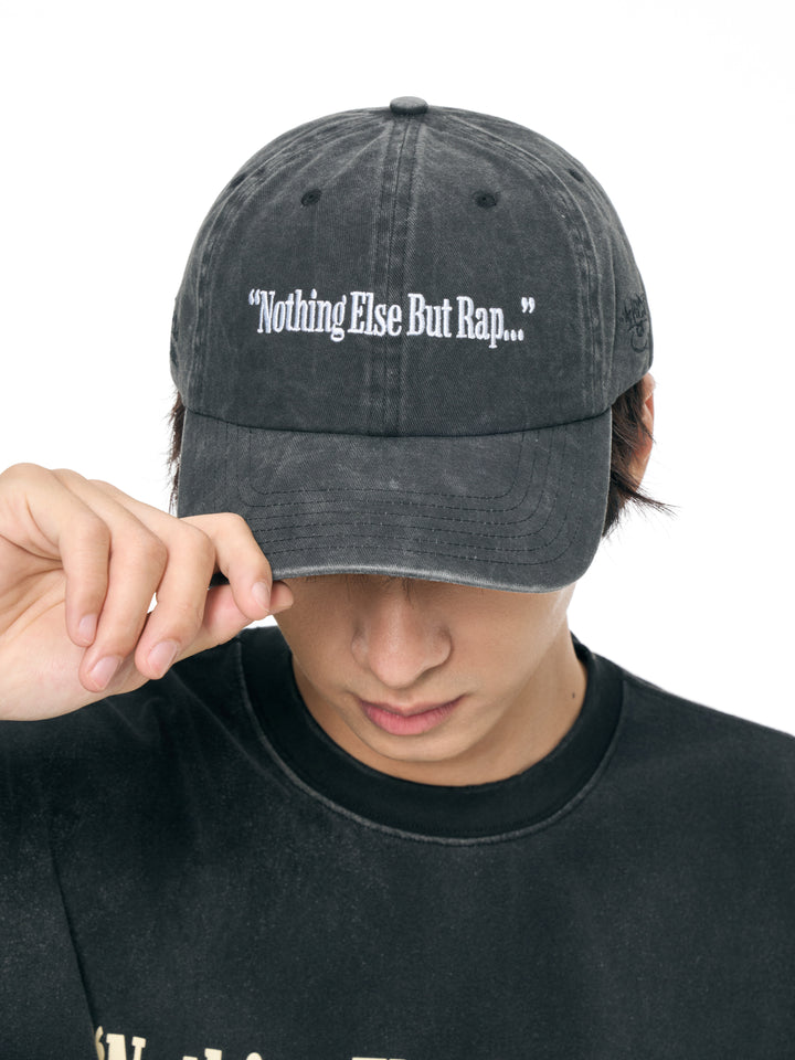 AFGK X MCHOTDOG "SLOGAN HAT" - BLACK